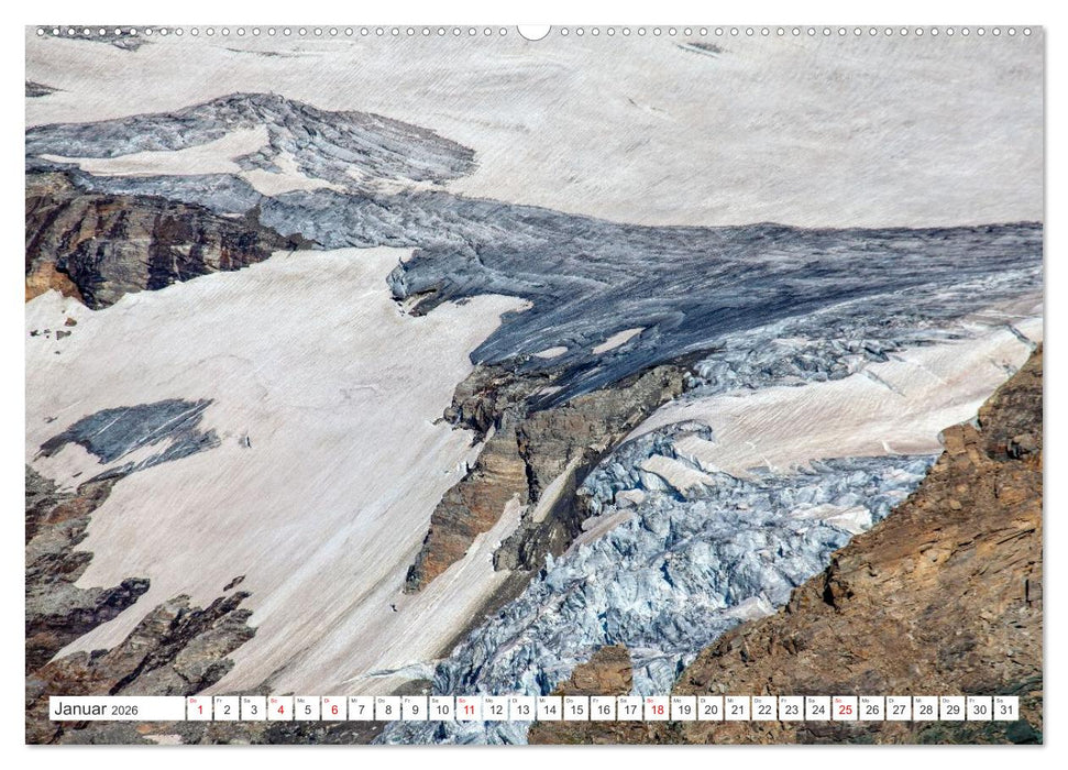 Die Gletscher schmelzen (CALVENDO Premium Wandkalender 2026)