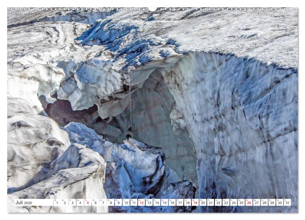 Die Gletscher schmelzen (CALVENDO Premium Wandkalender 2026)