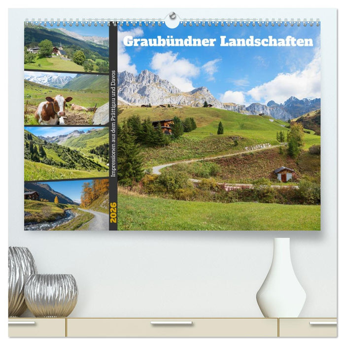 Graubündner Landschaften (CALVENDO Premium Wandkalender 2026)