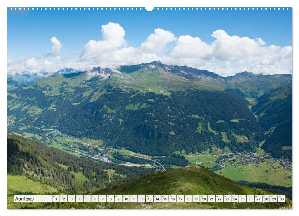 Graubündner Landschaften (CALVENDO Wandkalender 2026)