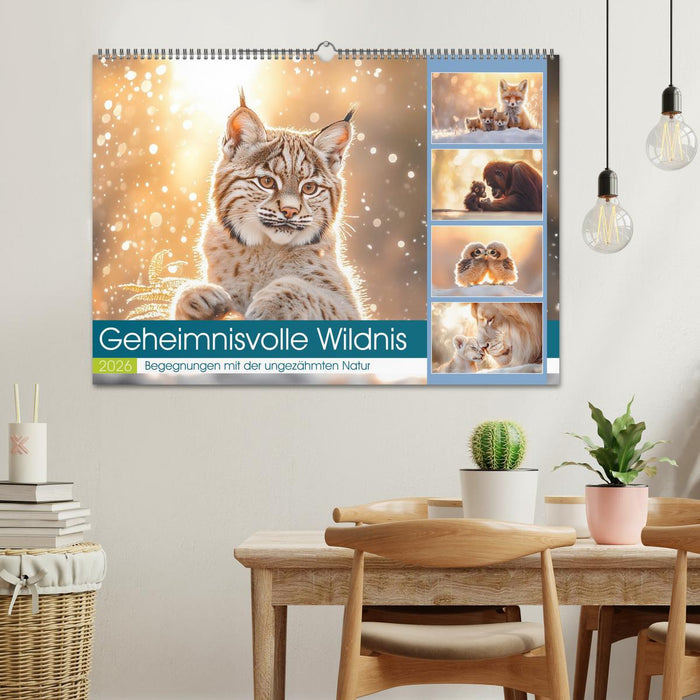 Geheimnisvolle Wildnis (CALVENDO Wandkalender 2026)