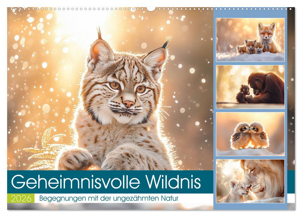 Geheimnisvolle Wildnis (CALVENDO Wandkalender 2026)