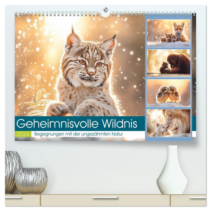 Geheimnisvolle Wildnis (CALVENDO Premium Wandkalender 2026)