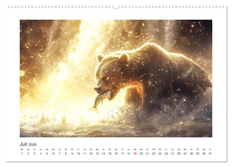 Geheimnisvolle Wildnis (CALVENDO Premium Wandkalender 2026)