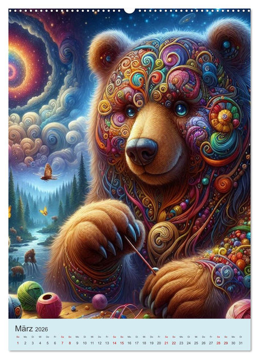 Tierische Fantasien (CALVENDO Wandkalender 2026)