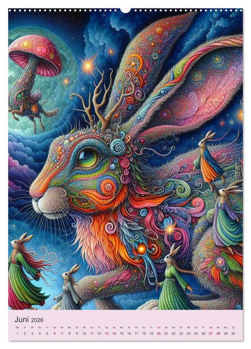 Tierische Fantasien (CALVENDO Wandkalender 2026)