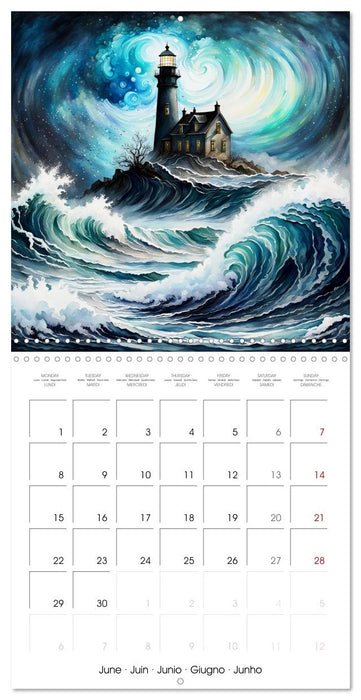 Romantic lighthouses (CALVENDO Monthly Calendar 2026)