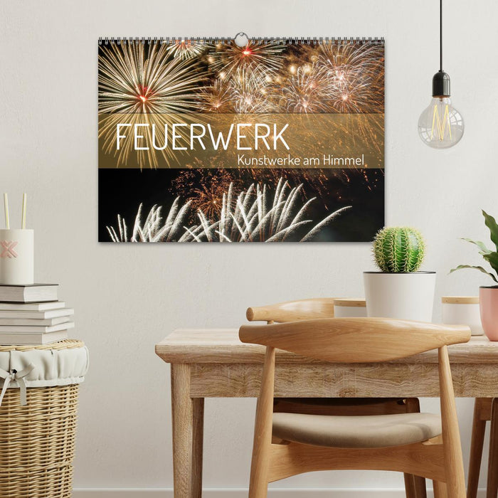 Feuerwerk - Kunstwerke am Himmel (CALVENDO Wandkalender 2026)