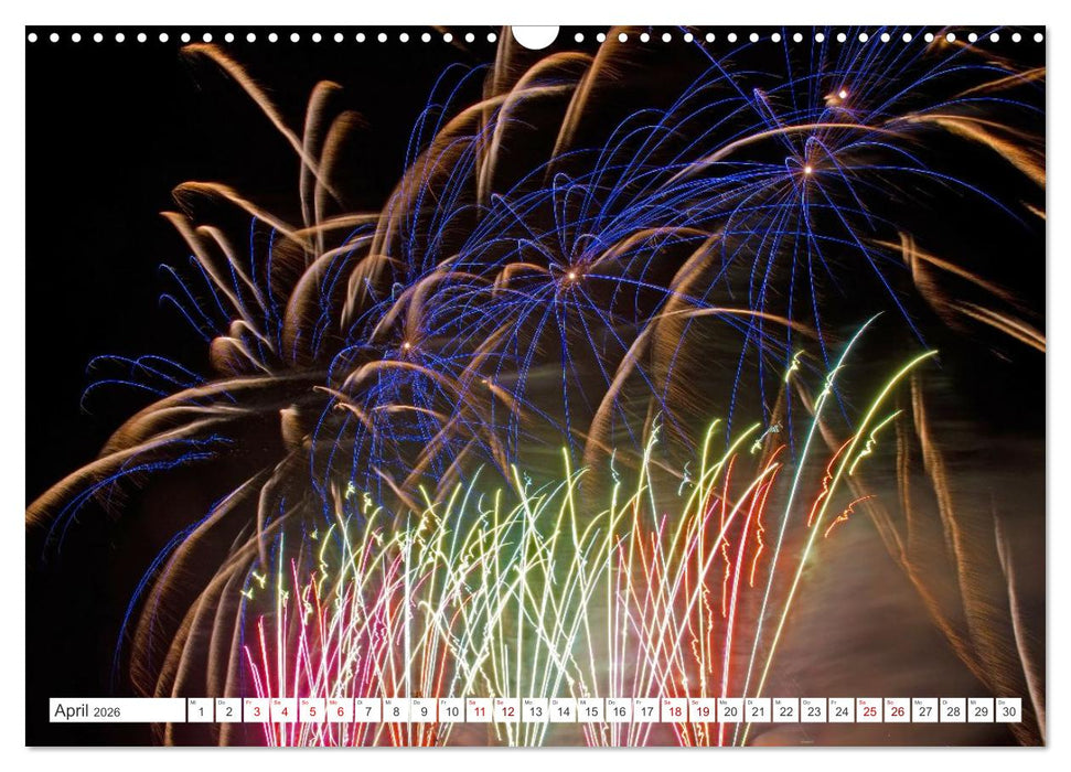 Feuerwerk - Kunstwerke am Himmel (CALVENDO Wandkalender 2026)