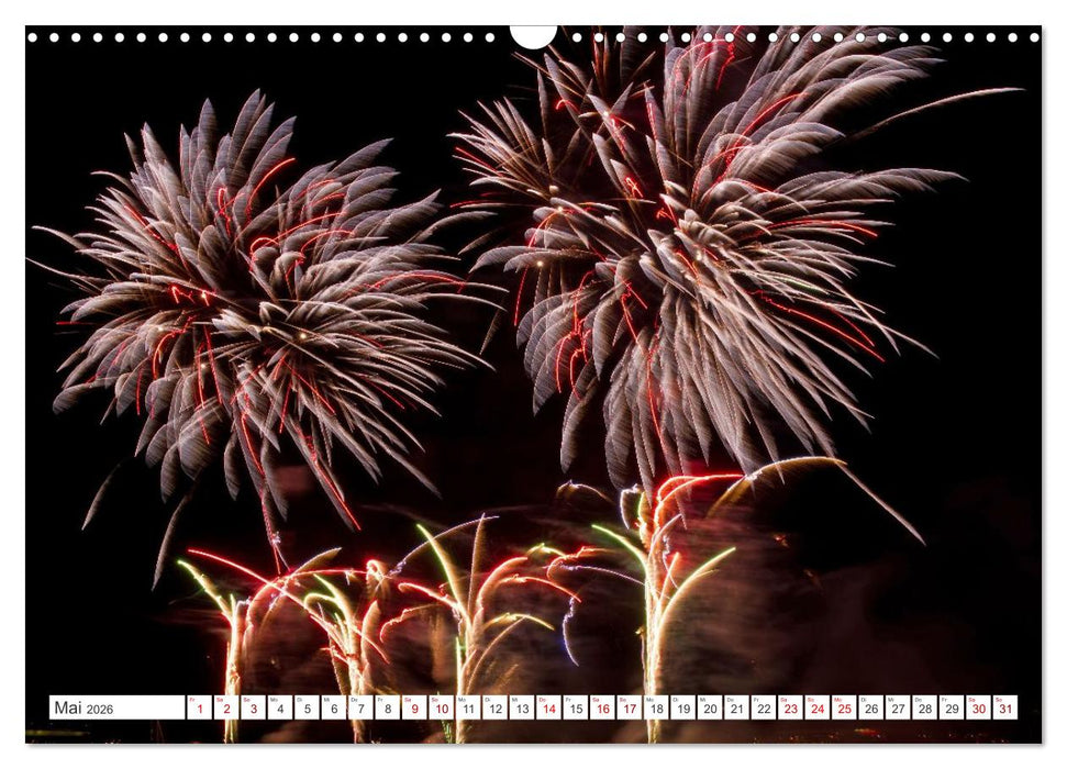 Feuerwerk - Kunstwerke am Himmel (CALVENDO Wandkalender 2026)