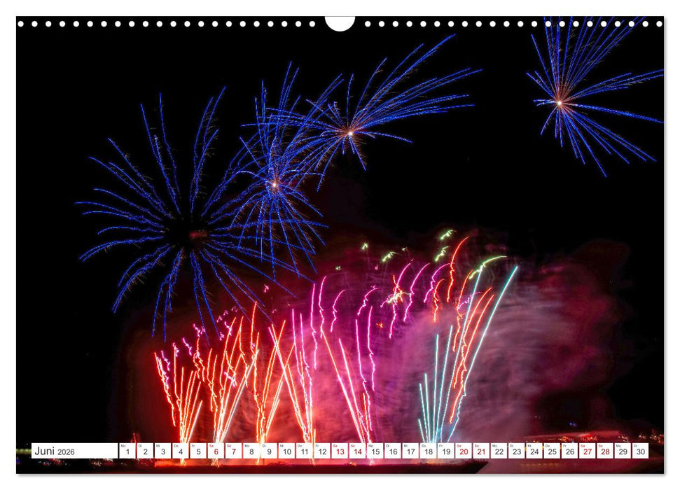 Feuerwerk - Kunstwerke am Himmel (CALVENDO Wandkalender 2026)