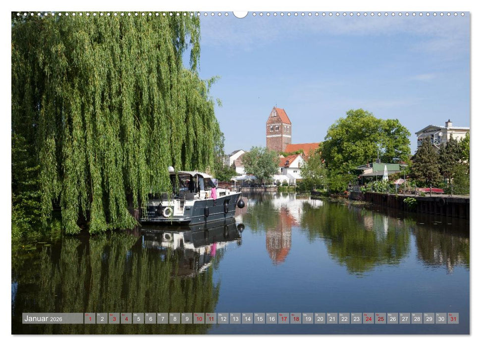 Hausbooturlaub Deutschland - Mecklenburgische Seenplatte (CALVENDO Premium Wandkalender 2026)