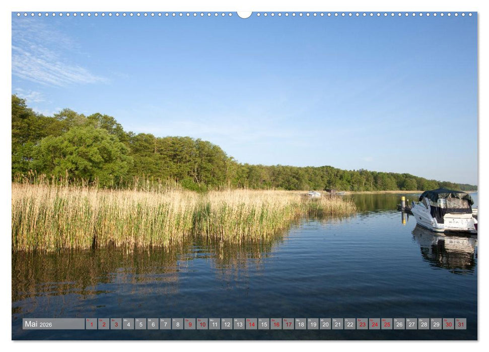 Hausbooturlaub Deutschland - Mecklenburgische Seenplatte (CALVENDO Premium Wandkalender 2026)