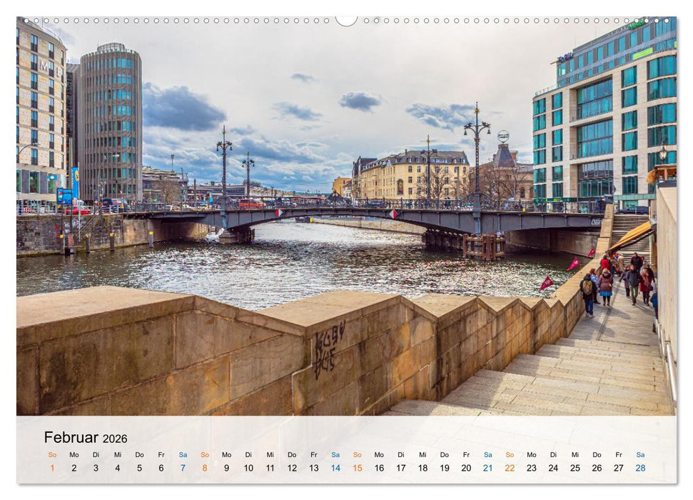 Berliner Wasserwege – Die Spree und ihre Kanäle (CALVENDO Wandkalender 2026)
