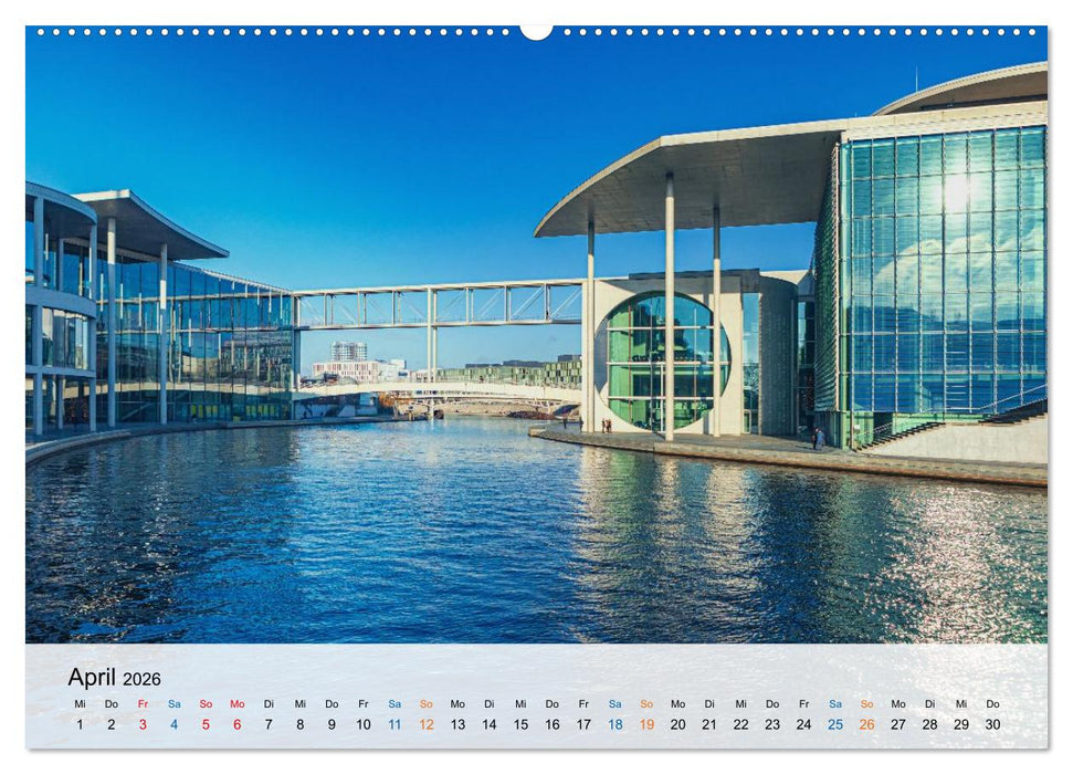 Berliner Wasserwege – Die Spree und ihre Kanäle (CALVENDO Wandkalender 2026)