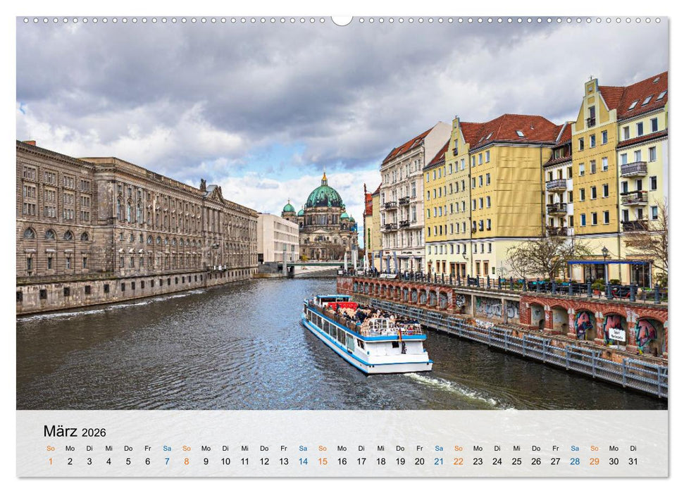 Berliner Wasserwege – Die Spree und ihre Kanäle (CALVENDO Premium Wandkalender 2026)