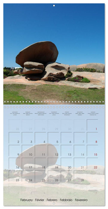 BRETAGNE - Évasion au cœur de la côte bretonne (CALVENDO Calendrier mensuel 2026)