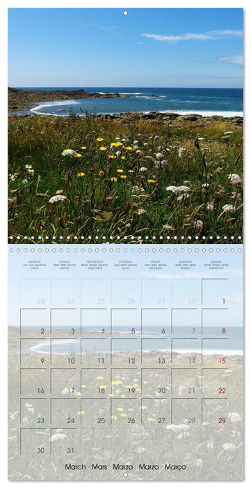 BRETAGNE - Évasion au cœur de la côte bretonne (CALVENDO Calendrier mensuel 2026)