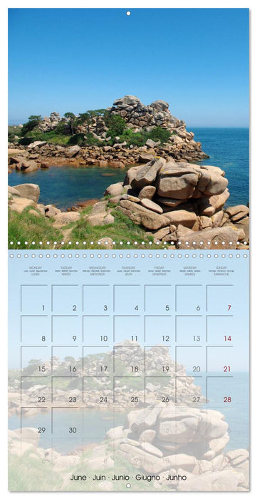 BRETAGNE - Évasion au cœur de la côte bretonne (CALVENDO Calendrier mensuel 2026)