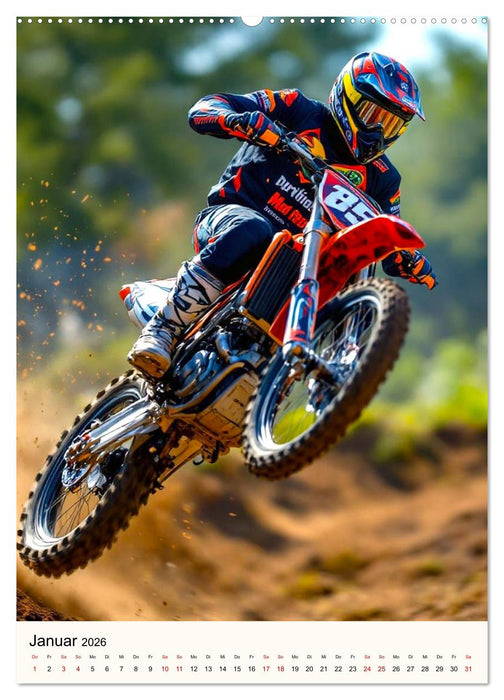 Kickstart the Year - Dirt, Speed und Adrenalin (CALVENDO Wandkalender 2026)