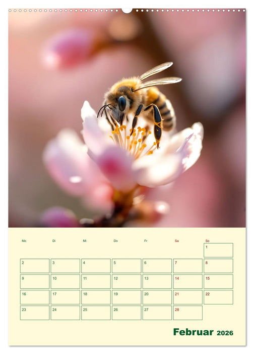 Bienenblick – Ein Jahr mit den Bienen (CALVENDO Wandkalender 2026)