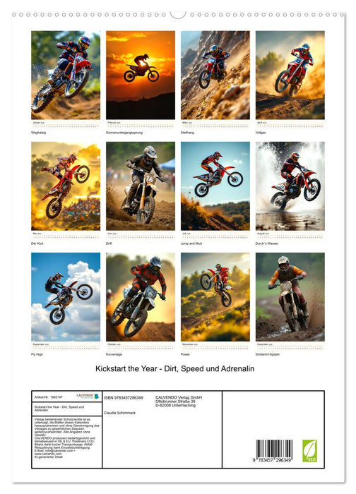 Kickstart the Year - Dirt, Speed und Adrenalin (CALVENDO Premium Wandkalender 2026)