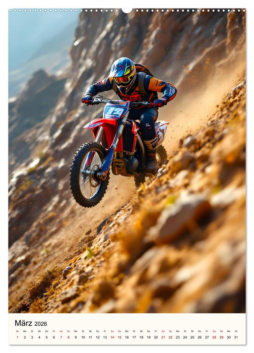 Kickstart the Year - Dirt, Speed und Adrenalin (CALVENDO Premium Wandkalender 2026)