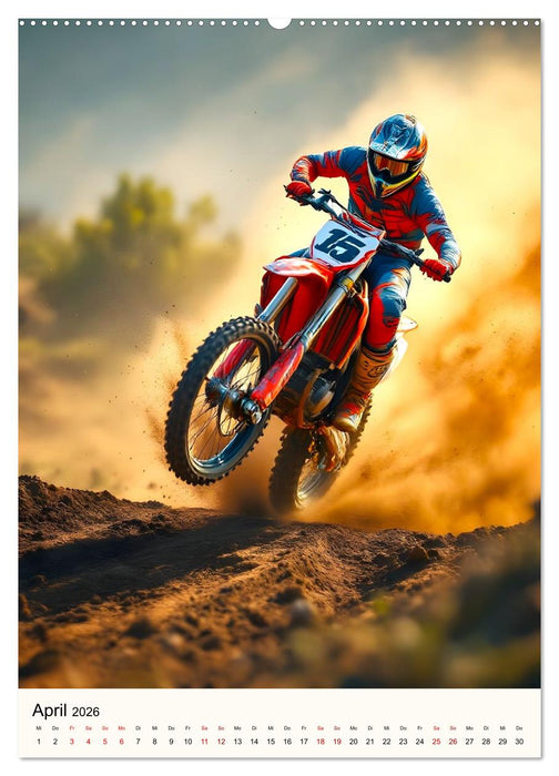 Kickstart the Year - Dirt, Speed und Adrenalin (CALVENDO Premium Wandkalender 2026)