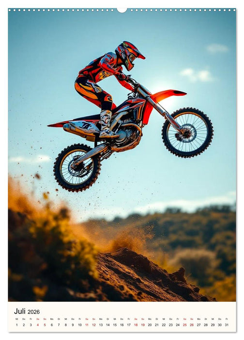 Kickstart the Year - Dirt, Speed und Adrenalin (CALVENDO Premium Wandkalender 2026)