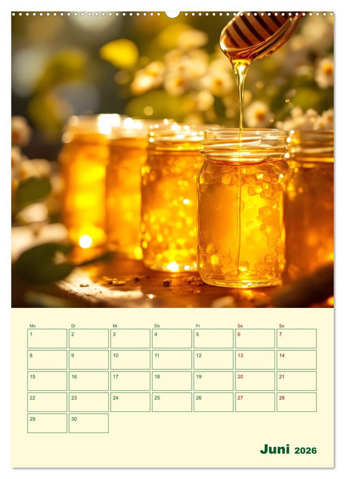 Bienenblick – Ein Jahr mit den Bienen (CALVENDO Premium Wandkalender 2026)