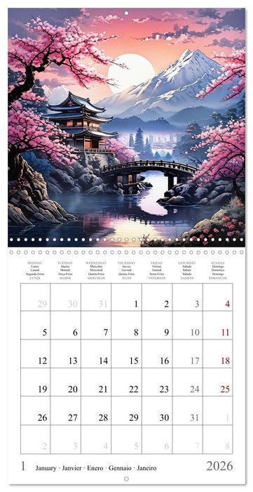 Japan - Magical Landscapes (CALVENDO Monthly Calendar 2026)