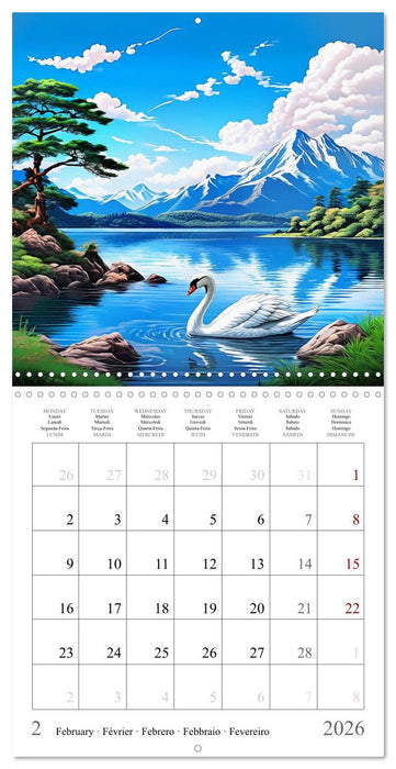 Japan - Magical Landscapes (CALVENDO Monthly Calendar 2026)