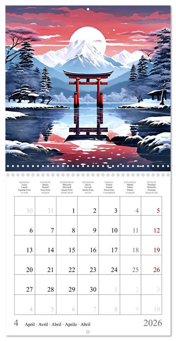 Japan - Magical Landscapes (CALVENDO Monthly Calendar 2026)