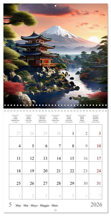 Japan - Magical Landscapes (CALVENDO Monthly Calendar 2026)