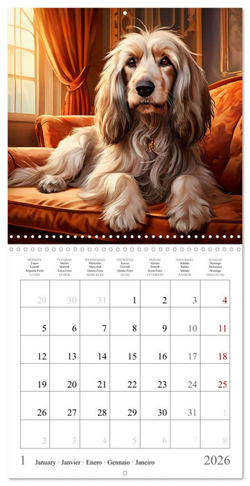 Dogs - Cute House Pets (CALVENDO Monthly Calendar 2026)