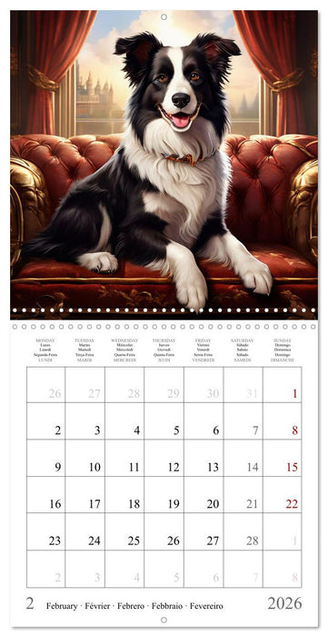 Dogs - Cute House Pets (CALVENDO Monthly Calendar 2026)