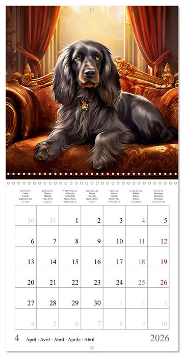 Dogs - Cute House Pets (CALVENDO Monthly Calendar 2026)