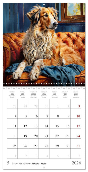 Dogs - Cute House Pets (CALVENDO Monthly Calendar 2026)