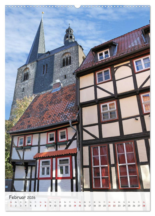 Quedlinburg - Welterbestadt und Tor zum Harz (CALVENDO Wandkalender 2026)