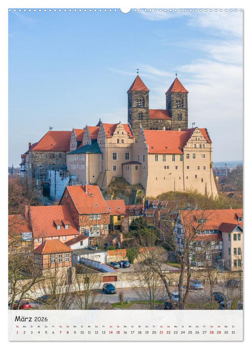 Quedlinburg - Welterbestadt und Tor zum Harz (CALVENDO Wandkalender 2026)