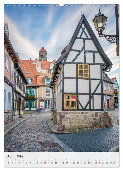 Quedlinburg - Welterbestadt und Tor zum Harz (CALVENDO Wandkalender 2026)