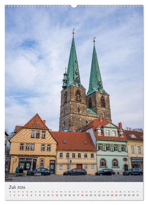 Quedlinburg - Welterbestadt und Tor zum Harz (CALVENDO Premium Wandkalender 2026)