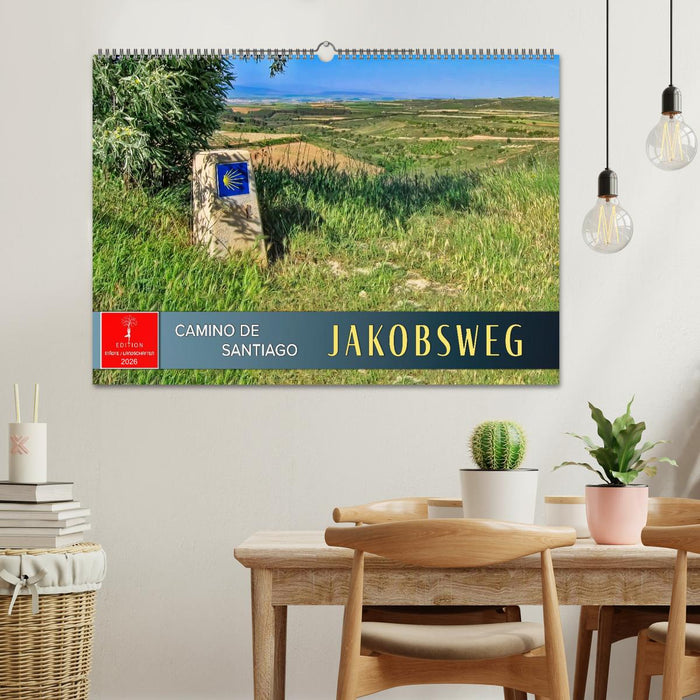 Camino de Santiago - Jakobsweg (CALVENDO Wandkalender 2026)