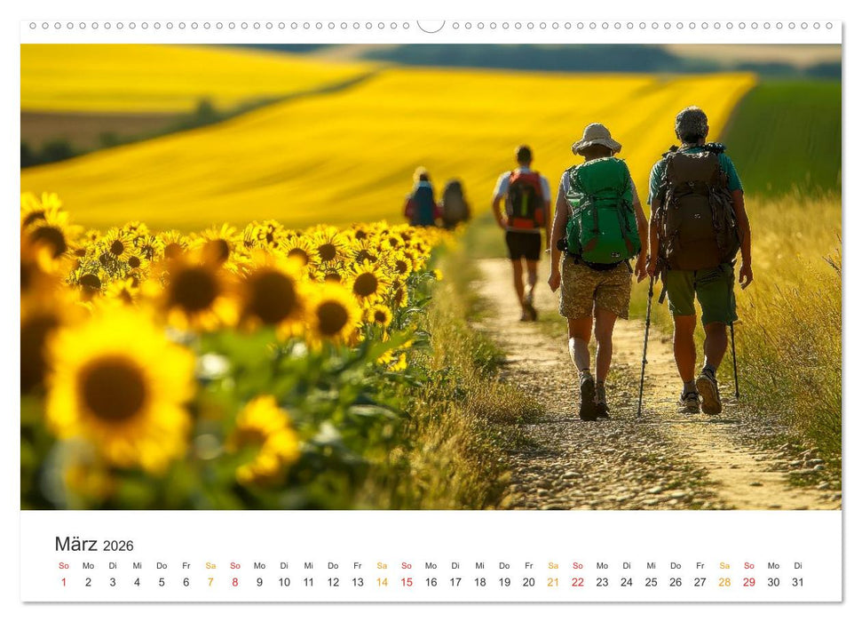 Camino de Santiago - Jakobsweg (CALVENDO Wandkalender 2026)