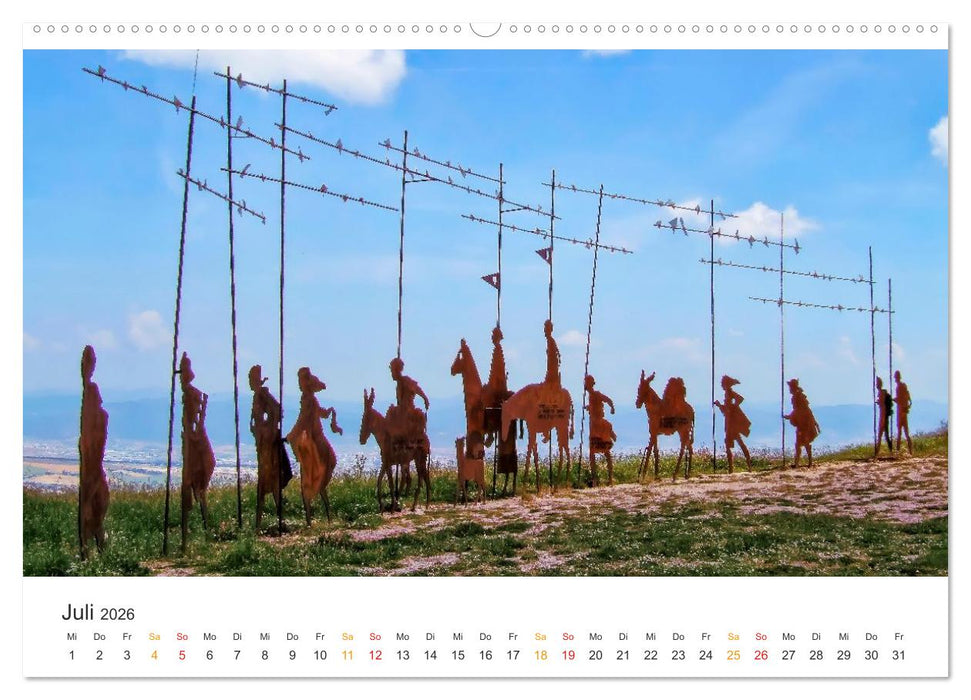 Camino de Santiago - Jakobsweg (CALVENDO Premium Wandkalender 2026)