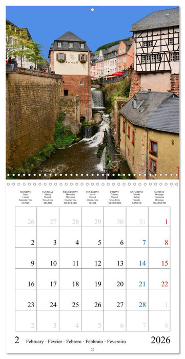 Worth a Visit - Romantic Cities in Germany (CALVENDO Monthly Calendar 2026)