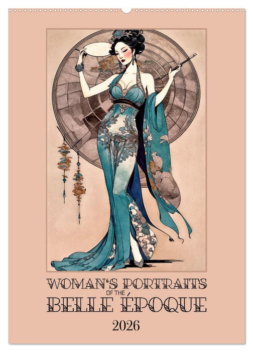 Women's Images of the Belle Époque (CALVENDO Monthly Calendar 2026)