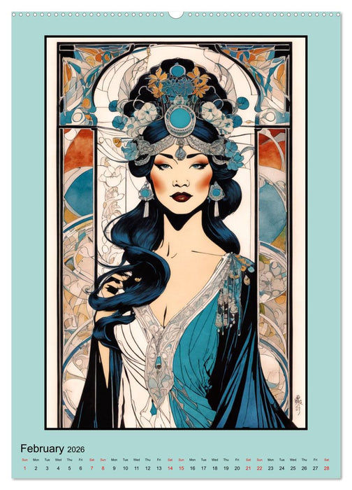 Women's Images of the Belle Époque (CALVENDO Premium-Calendar 2026)