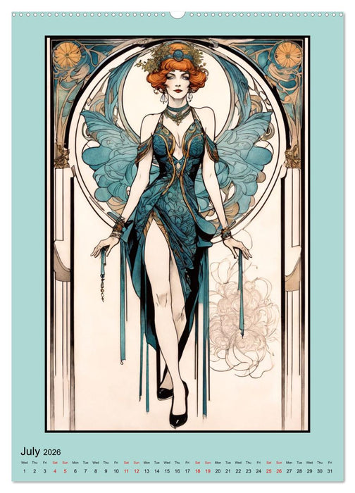 Women's Images of the Belle Époque (CALVENDO Premium-Calendar 2026)