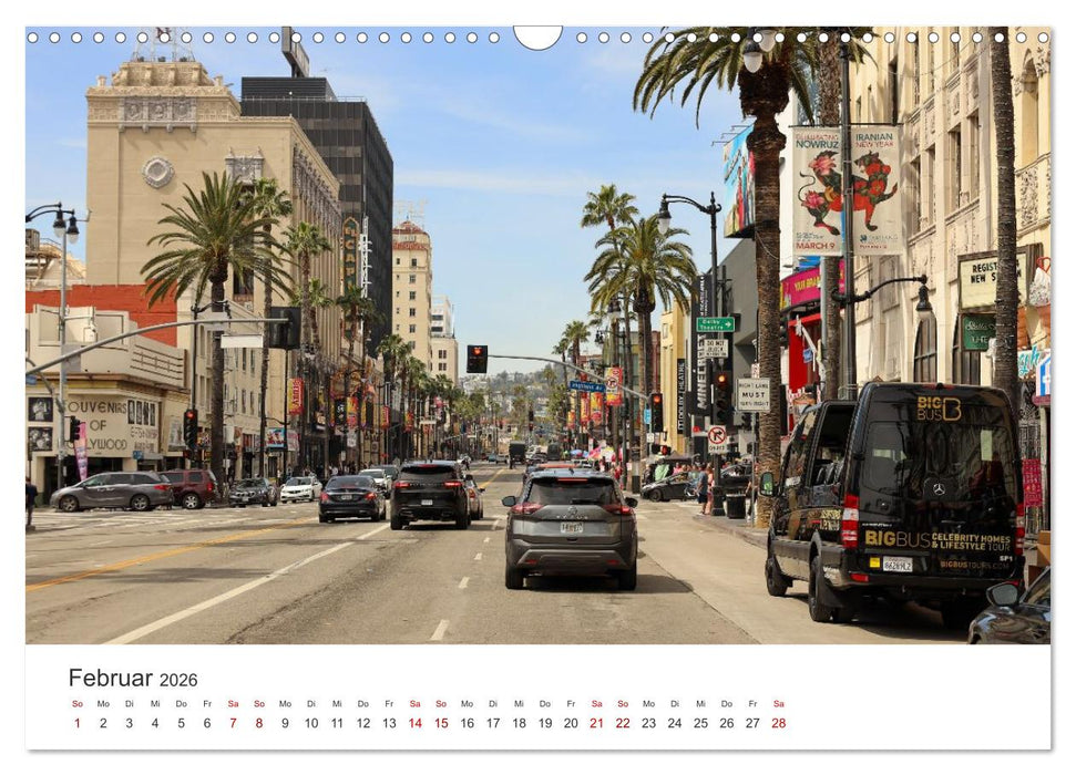 Kalifornien Bilder aus Los Angeles (CALVENDO Wandkalender 2026)